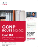 CCNP ROUTE 642-902 Cert Kit: Video, Flash Card, and Quick Reference Preparation Package
