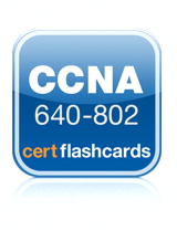 Cisco CCNA 640-802 Cert Flash Cards, App (iPhone)