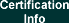 Certification Info