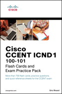 Cisco CCENT 100-101 Flash Cards and Exam Practice Pack
