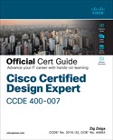 book cover: Cisco Certified Design Expert (CCDE 400-007) Official Cert Guide