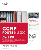 CCNP ROUTE 642-902 Cert Kit: Video, Flash Card, and Quick Reference Preparation Package